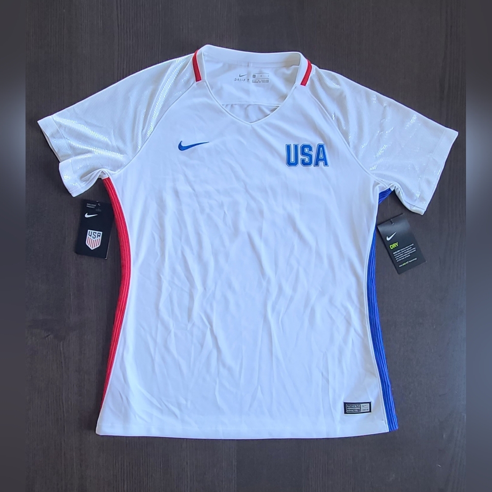 Nike Team USA 2016 Olympics Home Soccer Jersey USWNT Women’s Large